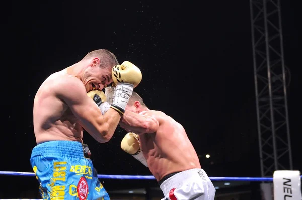 Fight for the European IBF championship — Stock Photo, Image