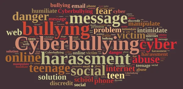 Cyberbullying. — Stock Photo, Image