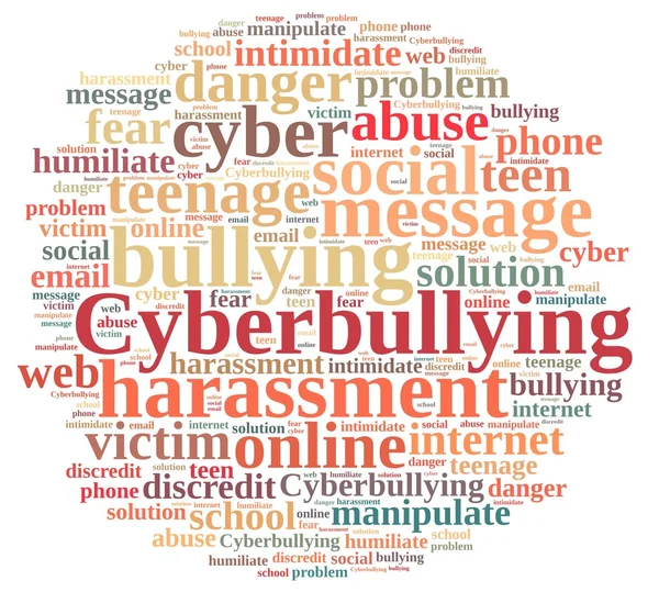 Cyberbullying. — Stock Photo, Image