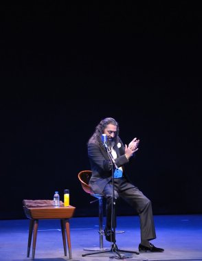 Diego el Cigala Flamenko şarkıcısı konserde Gijon.