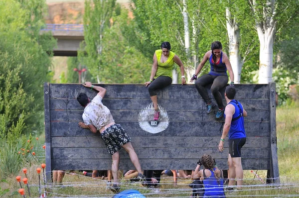 Farinato Race - extrema hinderlopp i León, Spain. Stockfoto