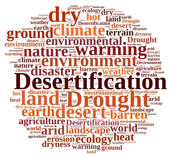 Desertification. — Stock Photo, Image