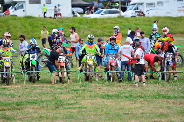 Motorcross in Valdesoto, Spanje. — Stockfoto