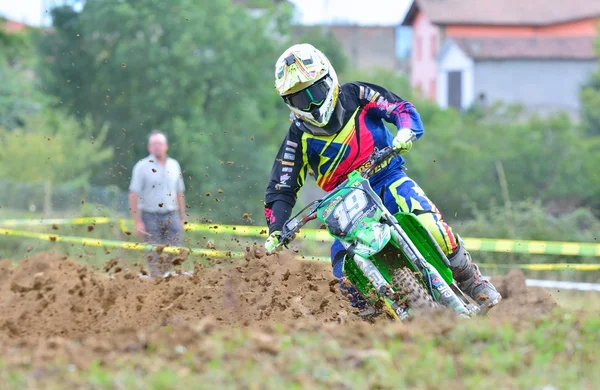 Motocross w Valdesoto, Hiszpania. — Zdjęcie stockowe