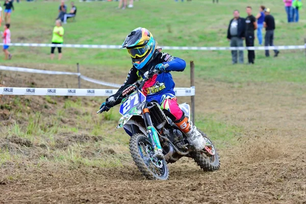 Motocross in valdesoto, spanien. — Stockfoto