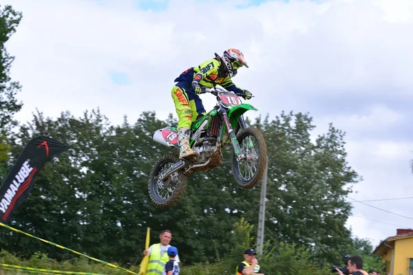 Motocross in valdesoto, spanien. — Stockfoto