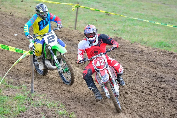 Motocross w Valdesoto, Hiszpania. — Zdjęcie stockowe