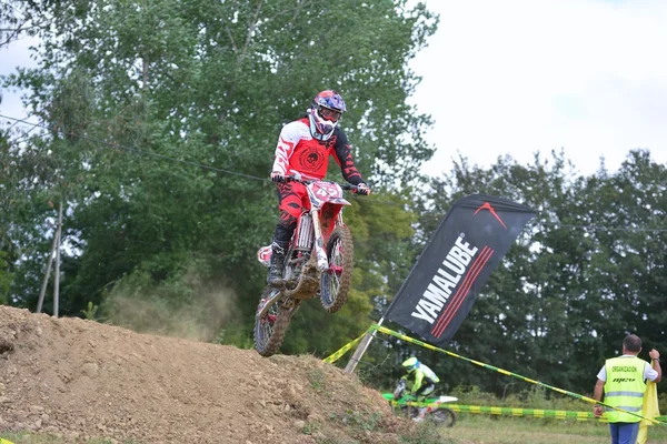 Motocross in valdesoto, spanien. — Stockfoto