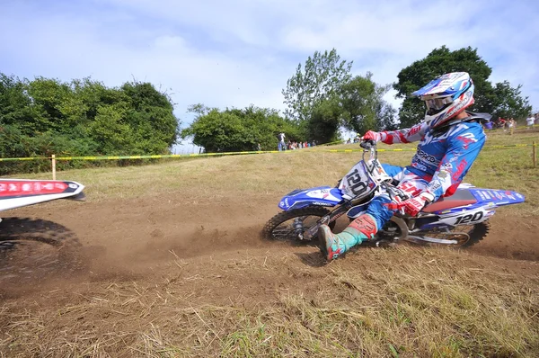 Motocross w Valdesoto, Hiszpania. — Zdjęcie stockowe