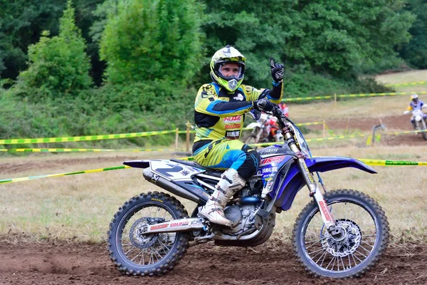 Motocross a Valdesoto, Spagna . — Foto Stock