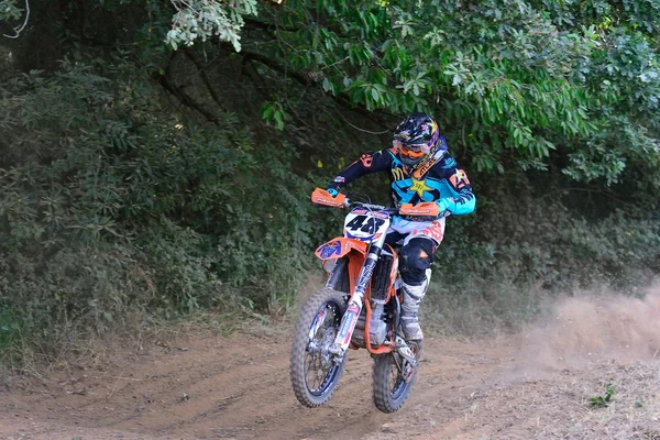 Motocross w Sariego, Hiszpania. — Zdjęcie stockowe