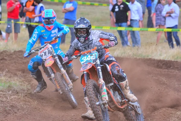 Motorcross in Sariego, Spanje. — Stockfoto