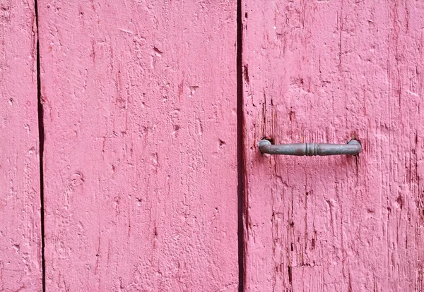Старовинні дерев'яні двері червоні — стокове фото