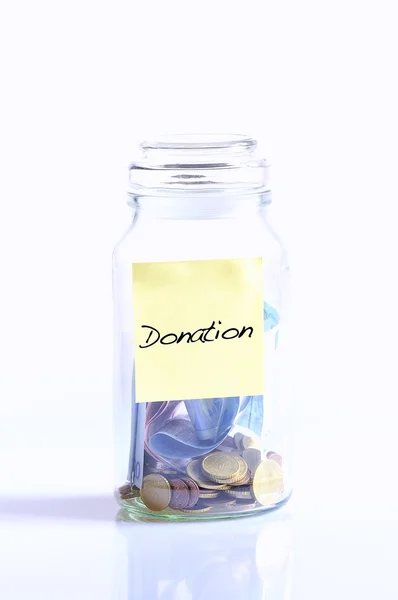 Donation — Stockfoto