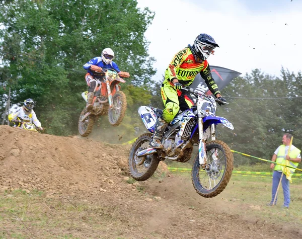 Motocross v Valdesoto, Španělsko. — Stock fotografie