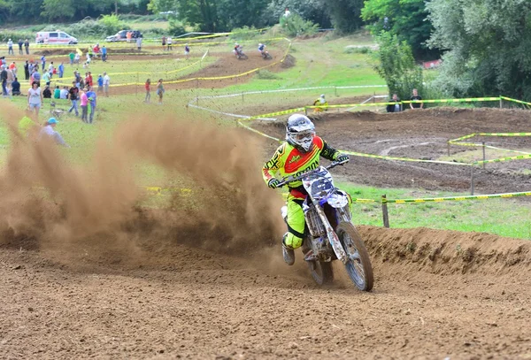 Motocross in valdesoto, spanien. — Stockfoto