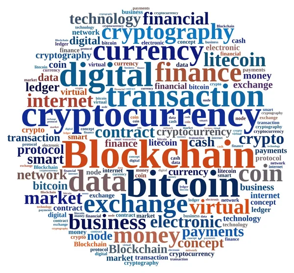 Kelime bulutu Blockchain ile