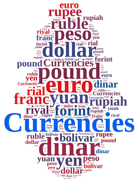 Облачные валюты . — стоковое фото