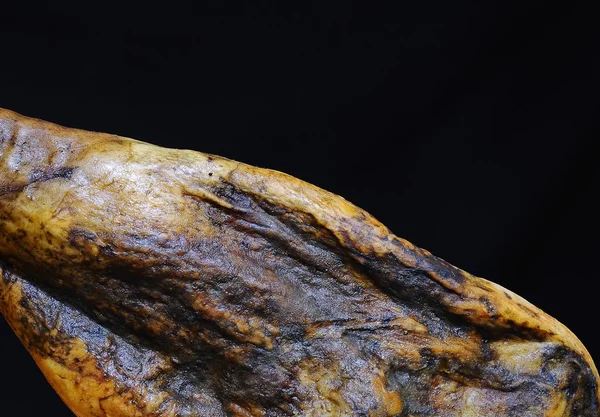 Close-up of smoked Iberian ham — Stock Photo, Image