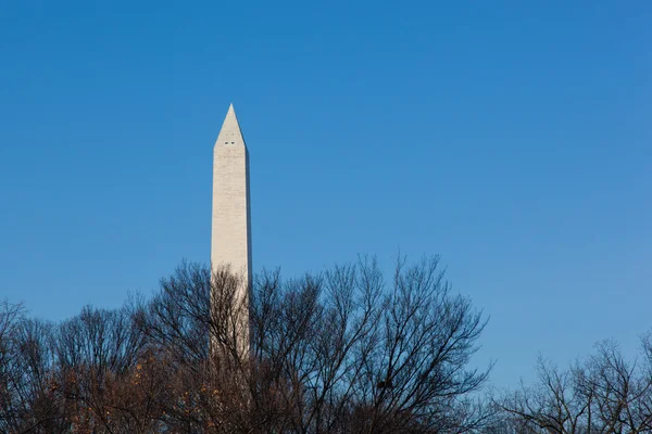 Monumento a Washington con Cielo Azul — Foto de Stock