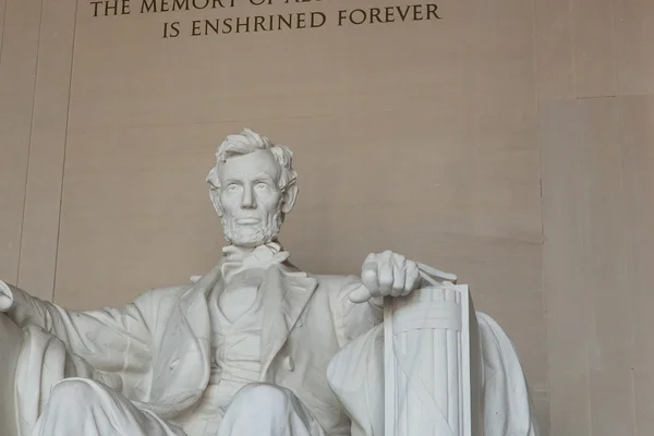 Lincoln memorial close-up — Stockfoto