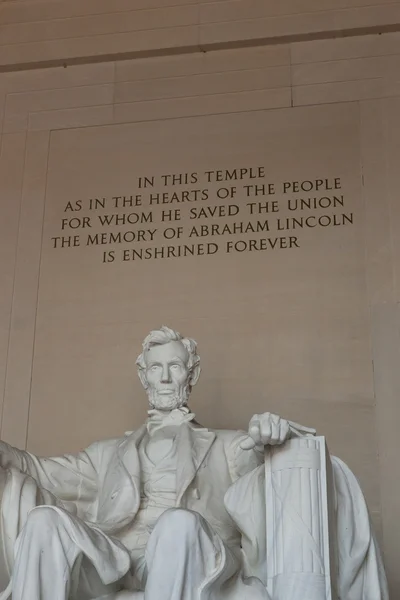 Lincoln memorial close-up — Stockfoto