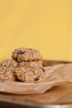 Unsuz yulaf ezmeli kurabiye