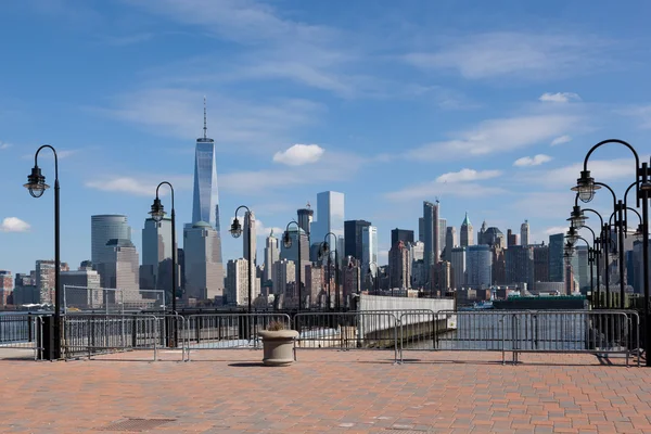 Lower Manhattan from Liberty State Park — Stock Photo, Image