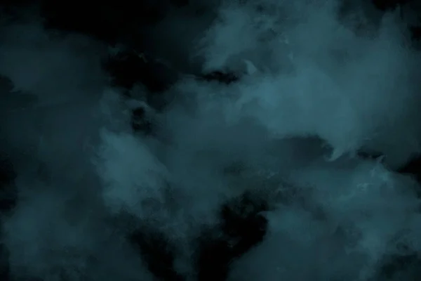 Jest Niebieski Dym Lub Pokrywa Mgły Aby Stworzyć Specjalny Wpływ — Zdjęcie stockowe