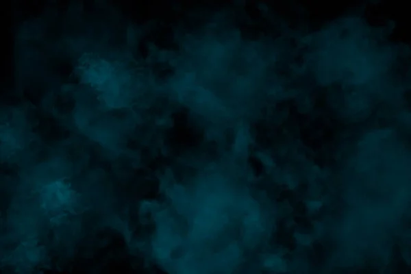 Dit Een Blauwe Rook Mist Overlay Een Speciaal Effect Foto Rechtenvrije Stockafbeeldingen