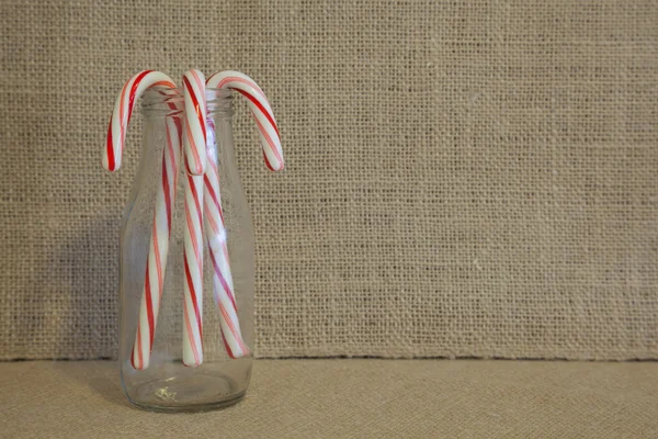 Rustic Candy Canes — Stock Photo, Image