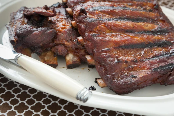 Slow Cooked Pork Ribs — Stock Photo, Image