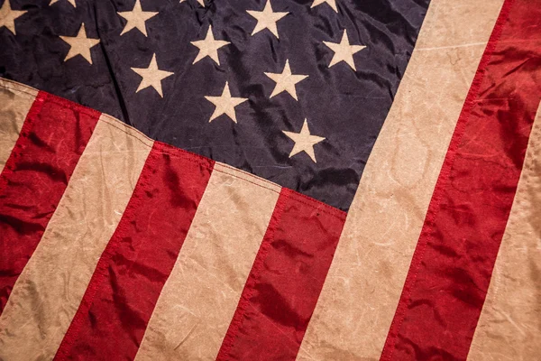Vintage americká vlajka pozadí — Stock fotografie