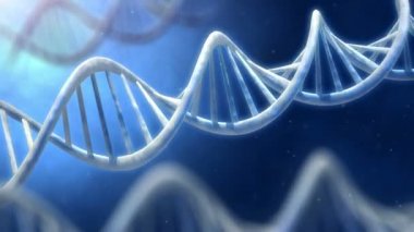 DNA makro görünümü döndürme