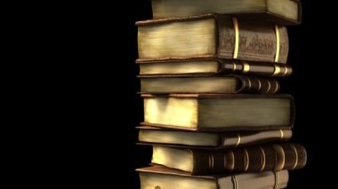 eski kitaplar kütüphane yığını