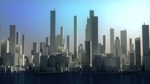 Time lapse panorama de la ville 