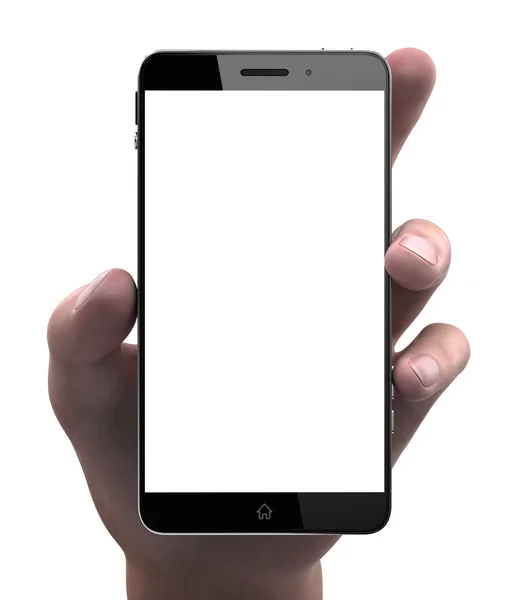 Smartfon ze ślepym wyświetlaczem — Zdjęcie stockowe