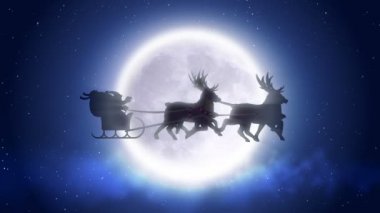 Santa Reindeers ile sinek aya #