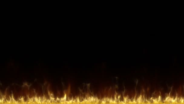 Részletes tűz háttér — Stock videók