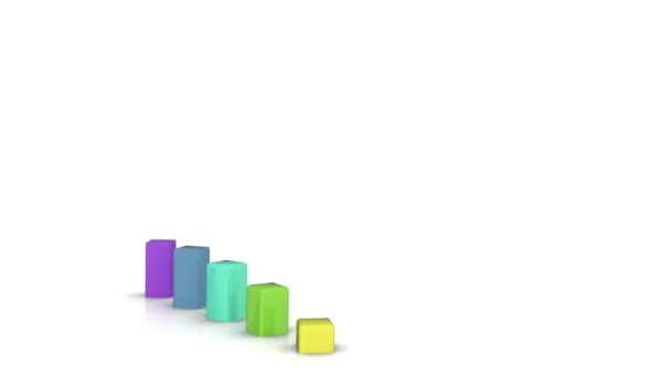 Graphique en hausse graphique des données 