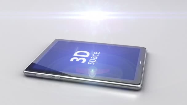 Digitale pad concept — Stockvideo