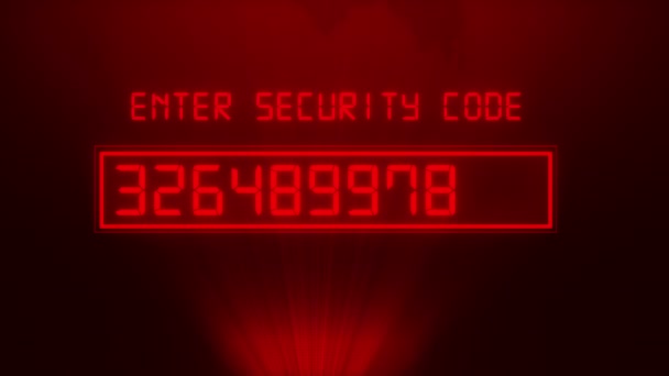 Password and security concept — Stock Video