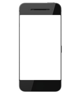 boş ekran ile Smartphone
