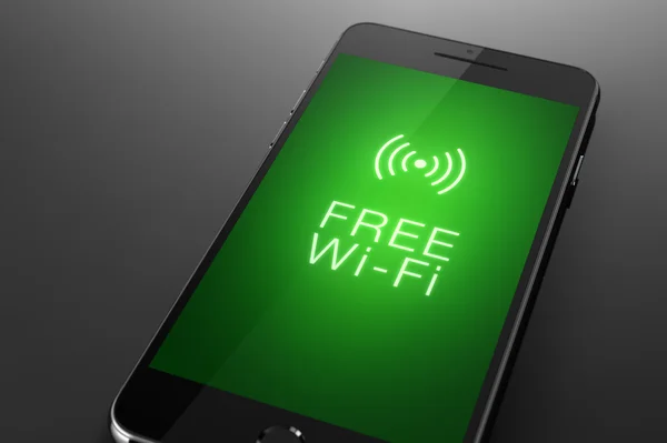 Free wi-fi concept — Stock Photo, Image