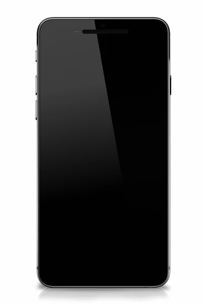 Smartphone s černou obrazovkou — Stock fotografie