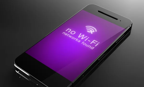 Sem sinal de Wi-Fi — Fotografia de Stock