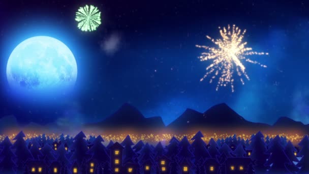 Concept de feu d'artifice — Video