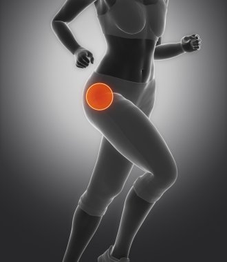 Spor yaralanmaları ile çalışan kadın