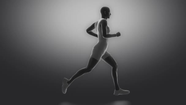 Coureur d'hommes en action 