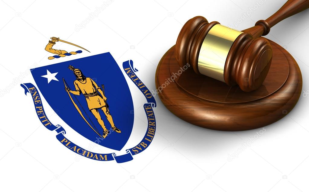 Massachusetts Law Legal System Concept